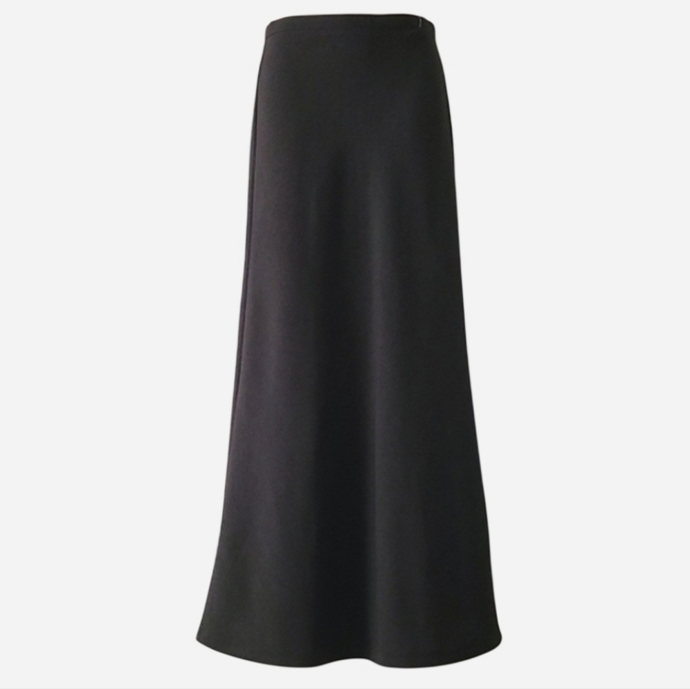 Simple Long Gray Skirt